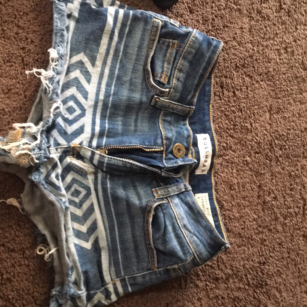 Denim shorts